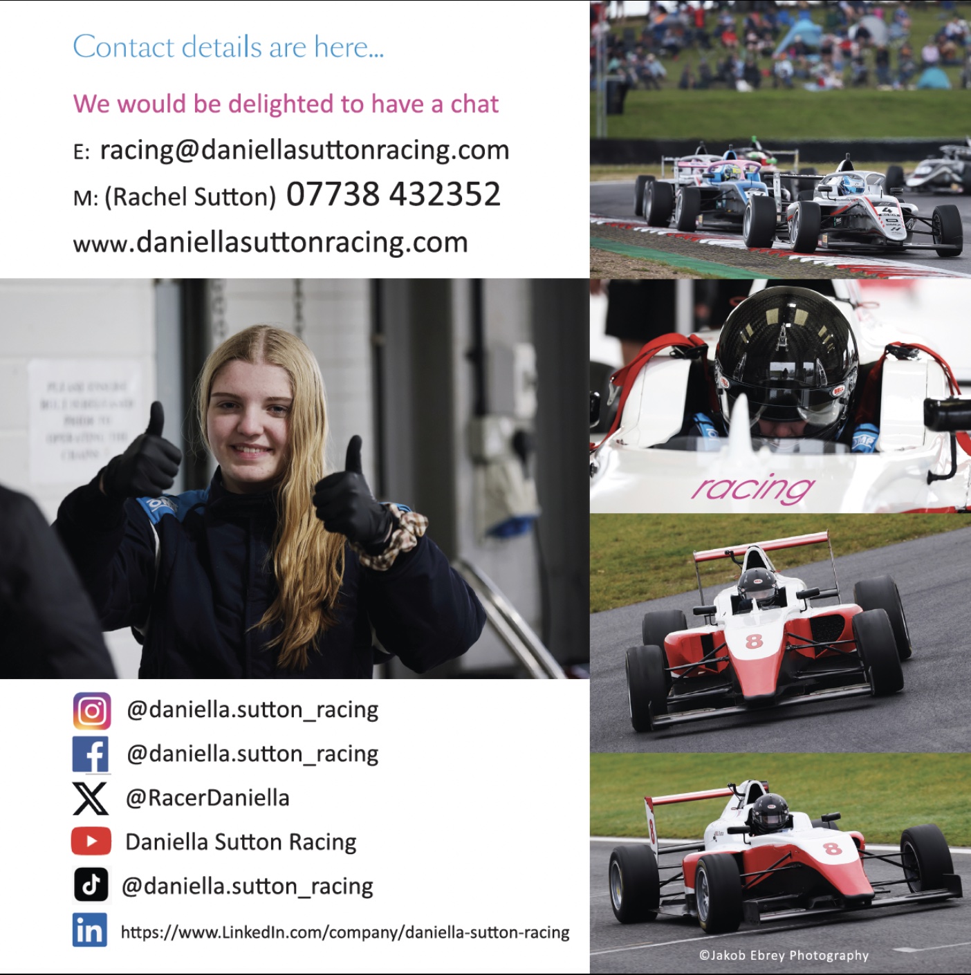 Daniella Sutton Racing Brochure