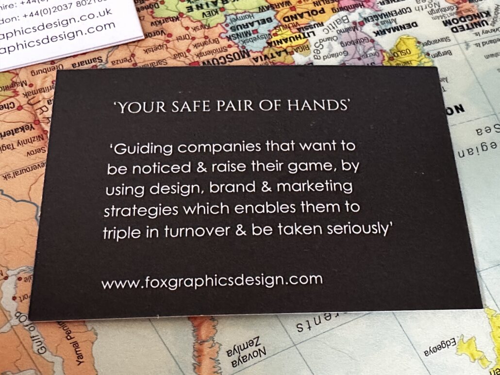 Fox Business cards - design and marketing